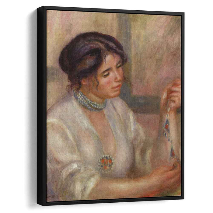 Woman with a Necklace (1910) by Pierre-Auguste Renoir