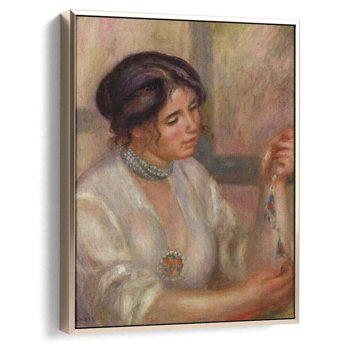 Woman with a Necklace (1910) by Pierre-Auguste Renoir