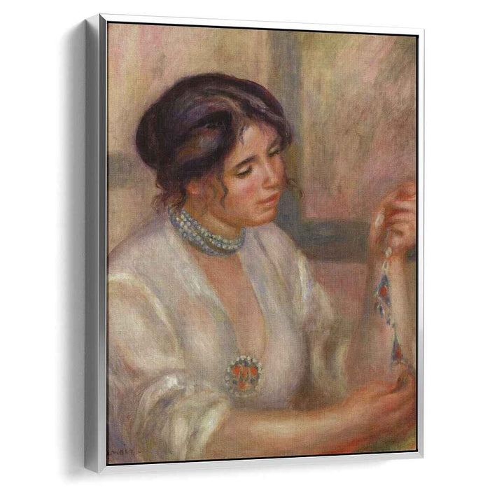 Woman with a Necklace (1910) by Pierre-Auguste Renoir
