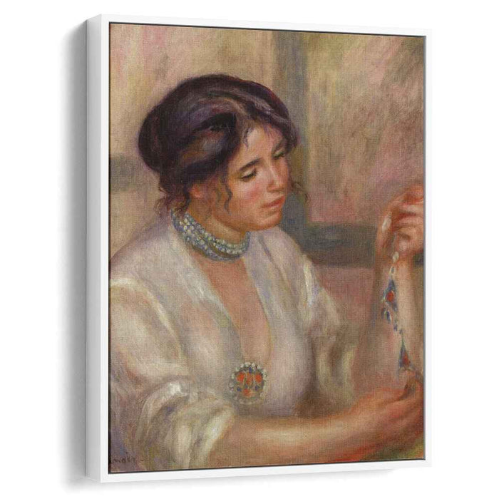 Woman with a Necklace (1910) by Pierre-Auguste Renoir