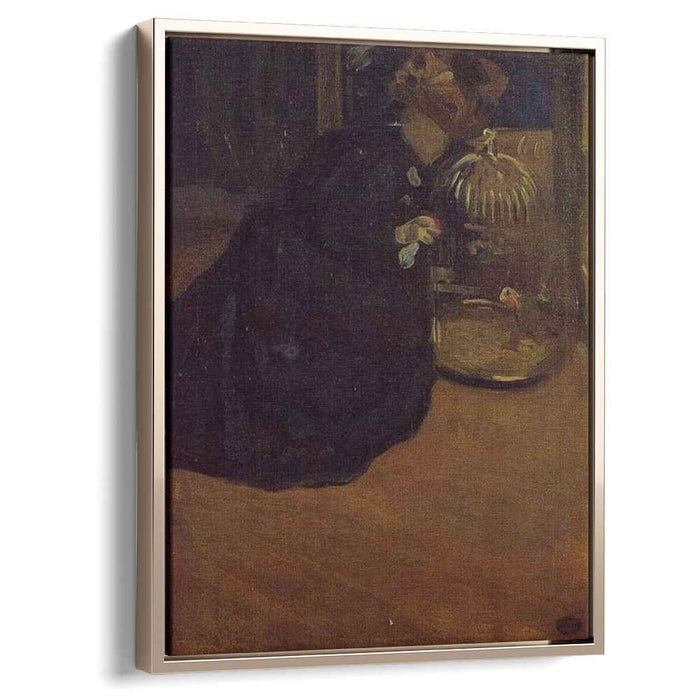 Woman with a Parakeet (1898) by Mary Cassatt