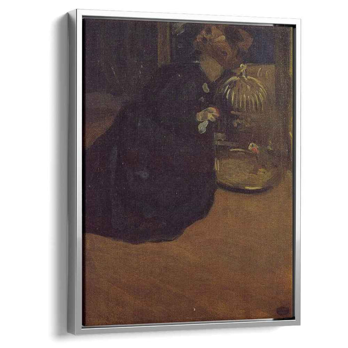 Woman with a Parakeet (1898) by Mary Cassatt