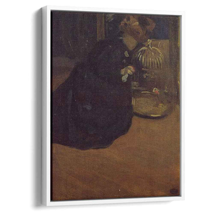 Woman with a Parakeet (1898) by Mary Cassatt