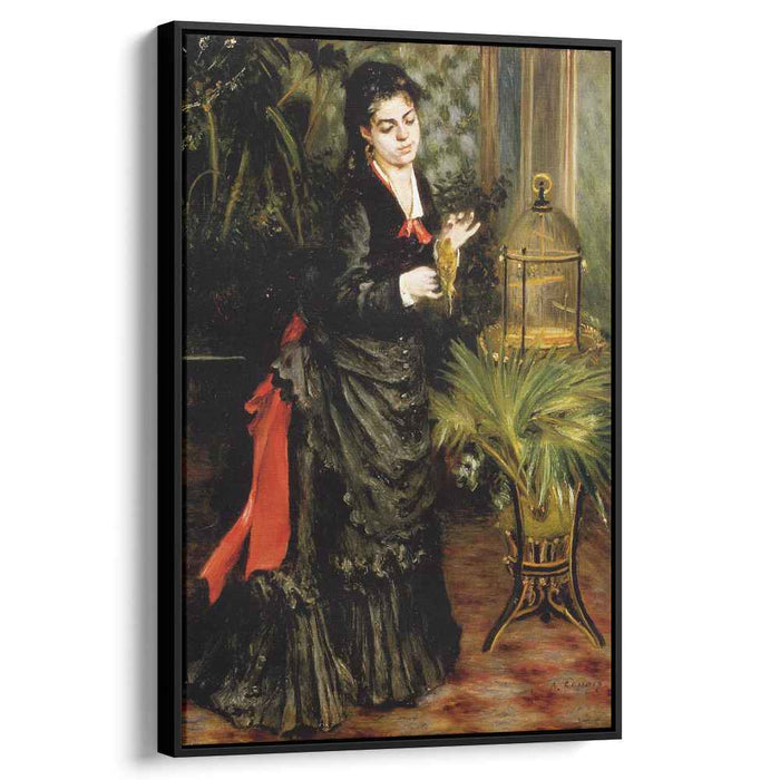 Woman with a Parrot (Henriette Darras) (1871) by Pierre-Auguste Renoir