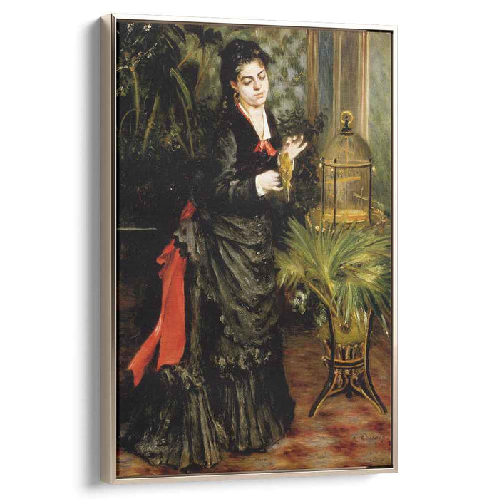 Woman with a Parrot (Henriette Darras) (1871) by Pierre-Auguste Renoir