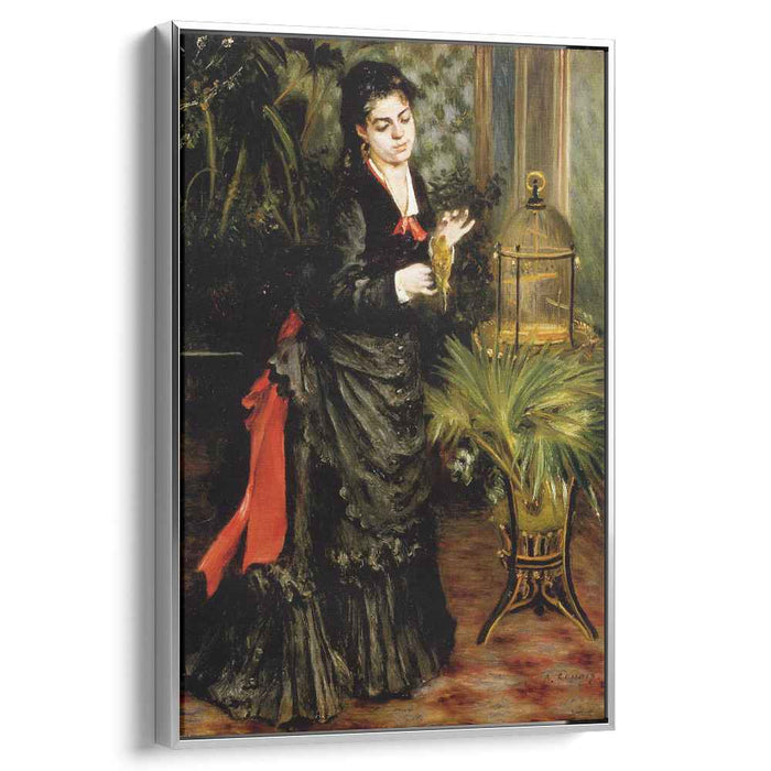Woman with a Parrot (Henriette Darras) (1871) by Pierre-Auguste Renoir