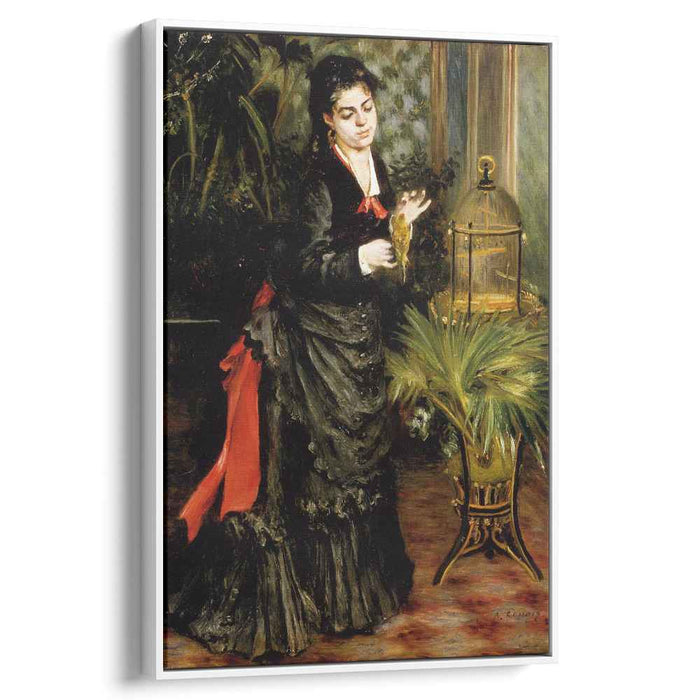 Woman with a Parrot (Henriette Darras) (1871) by Pierre-Auguste Renoir