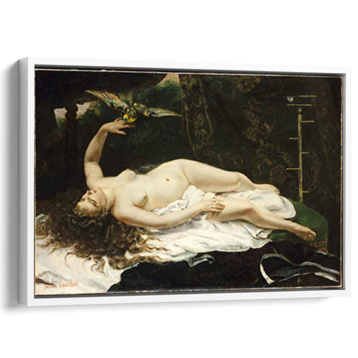 Woman with a Parrot (1866) by Gustave Courbet