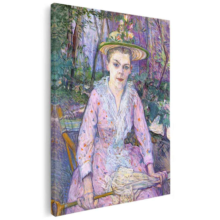 Woman with an umbrella (1889) by Henri de Toulouse-Lautrec