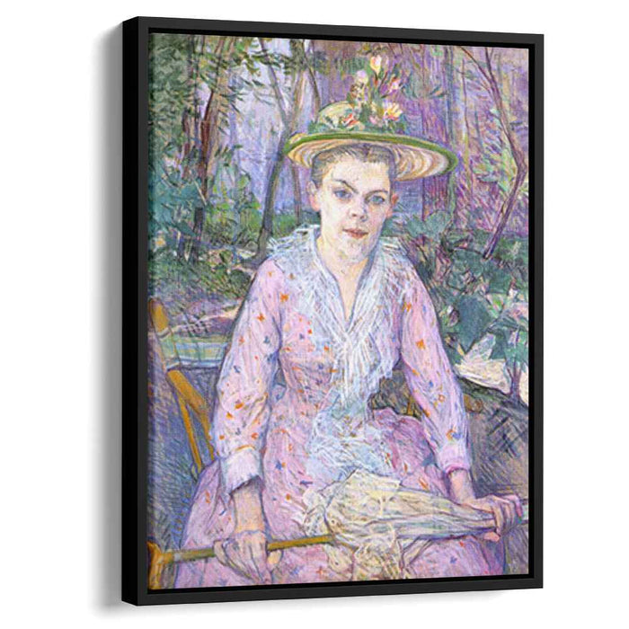 Woman with an umbrella (1889) by Henri de Toulouse-Lautrec