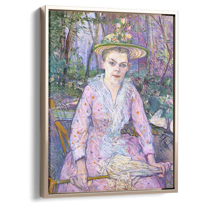 Woman with an umbrella (1889) by Henri de Toulouse-Lautrec