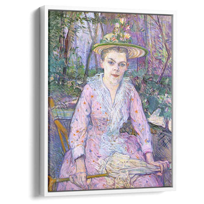 Woman with an umbrella (1889) by Henri de Toulouse-Lautrec