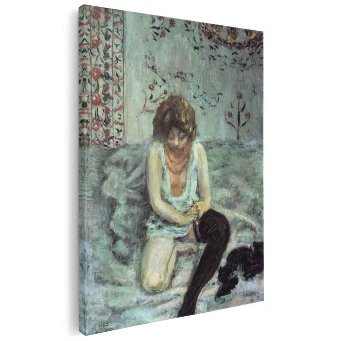 Woman with Black Stockings (1900) by Pierre Bonnard