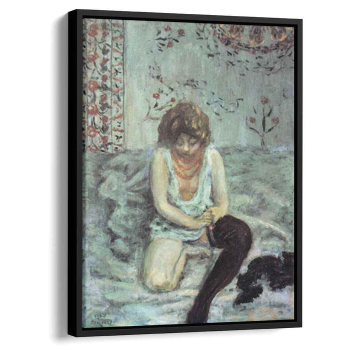 Woman with Black Stockings (1900) by Pierre Bonnard