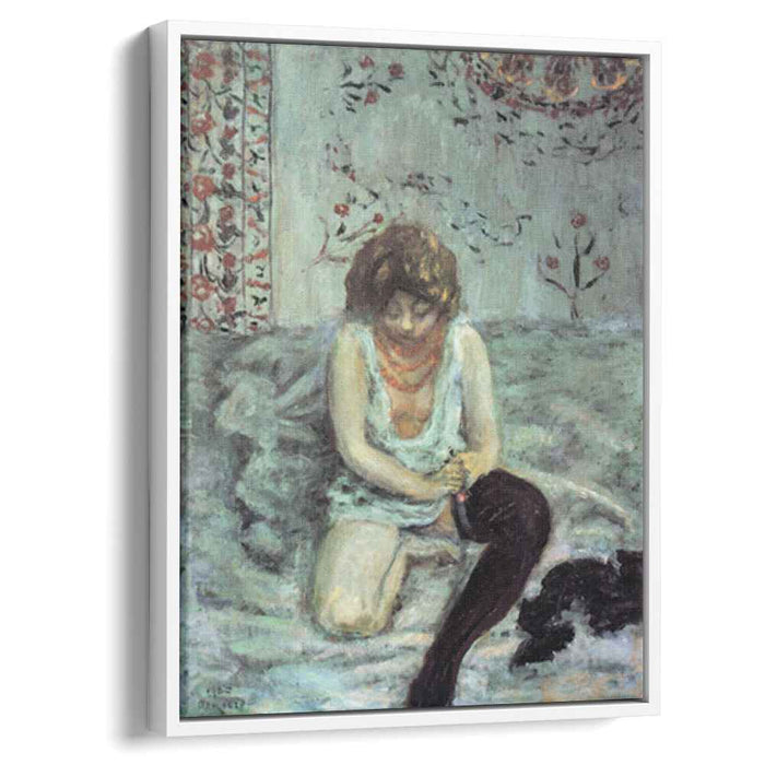 Woman with Black Stockings (1900) by Pierre Bonnard