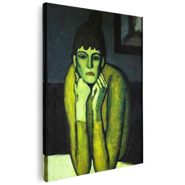 Woman with chignon (1901) by Pablo Picasso