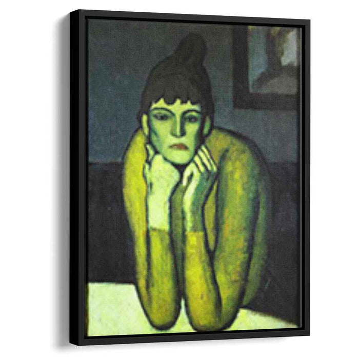 Woman with chignon (1901) by Pablo Picasso