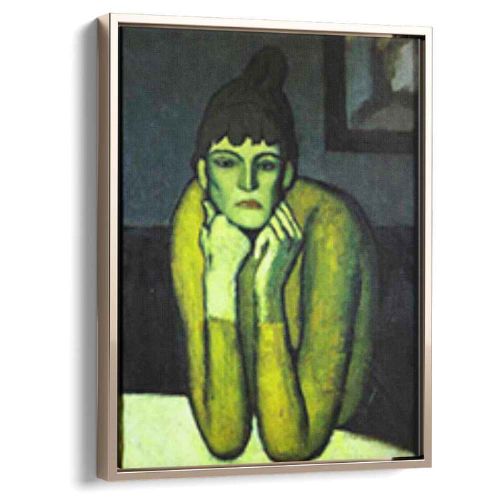 Woman with chignon (1901) by Pablo Picasso