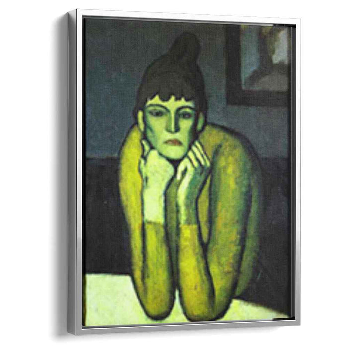 Woman with chignon (1901) by Pablo Picasso