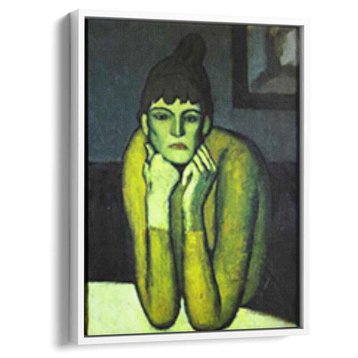 Woman with chignon (1901) by Pablo Picasso