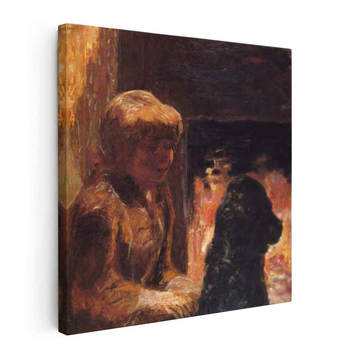 Woman with Dog (also known as Marthe Bonnard and Her Dog) (1906) by Pierre Bonnard