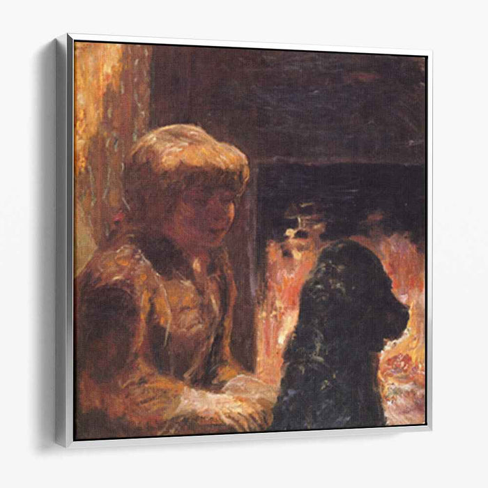 Woman with Dog (also known as Marthe Bonnard and Her Dog) (1906) by Pierre Bonnard