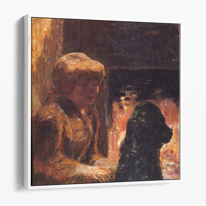 Woman with Dog (also known as Marthe Bonnard and Her Dog) (1906) by Pierre Bonnard