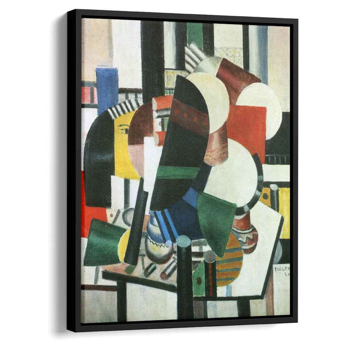 Woman with flower portrait study (1920) by Fernand Leger