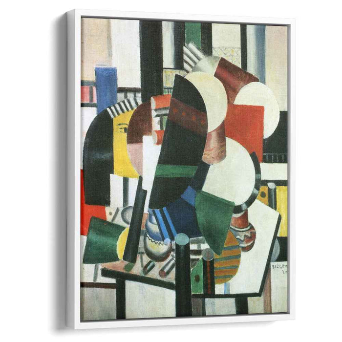 Woman with flower portrait study (1920) by Fernand Leger