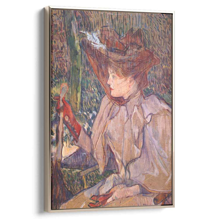 Woman with Gloves (Honorine Platzer) (1891) by Henri de Toulouse-Lautrec