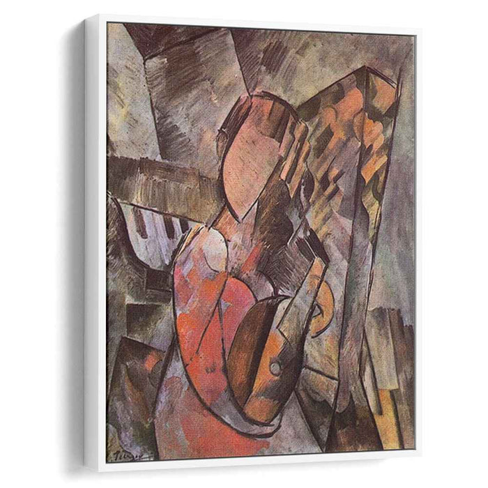 Woman with mandolin (1909) by Pablo Picasso