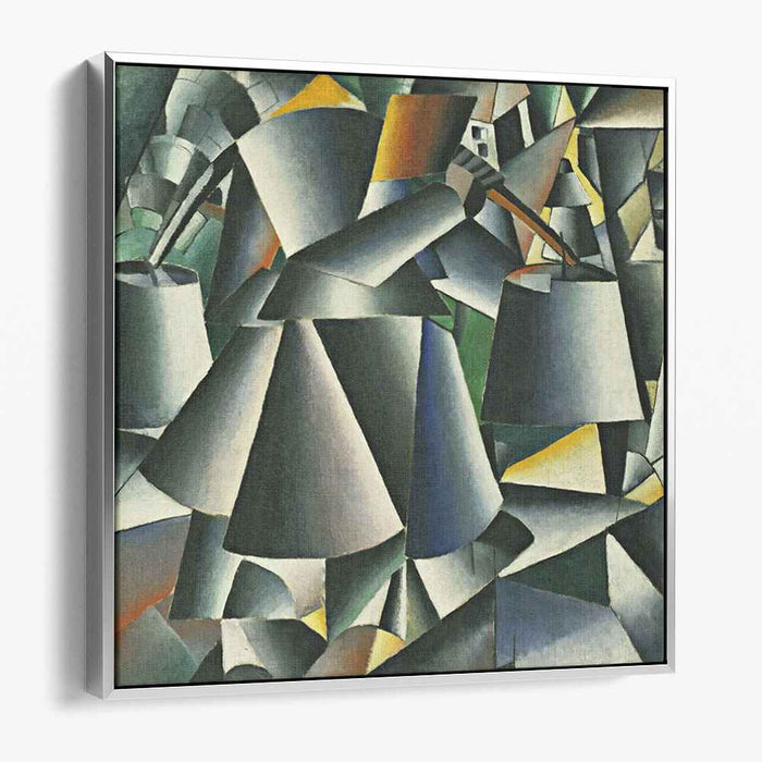 Peasant woman (1912) by Kazimir Malevich