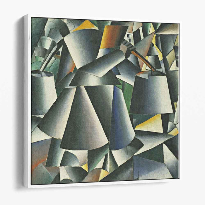 Peasant woman (1912) by Kazimir Malevich