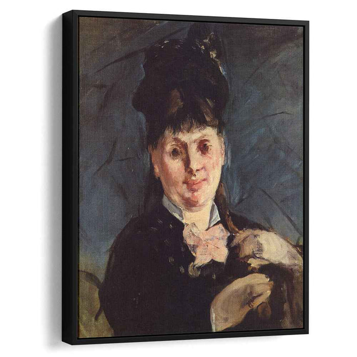 Woman with umbrella (1875) by Edouard Manet