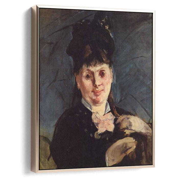Woman with umbrella (1875) by Edouard Manet