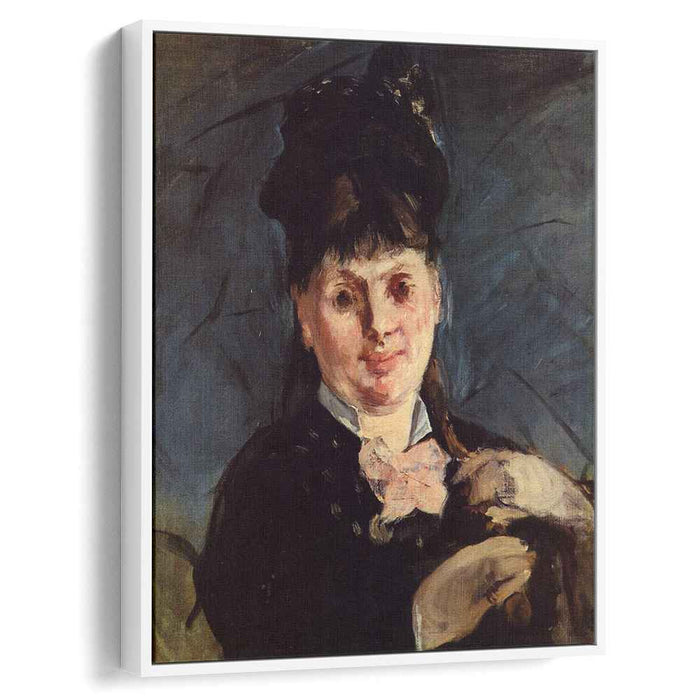 Woman with umbrella (1875) by Edouard Manet
