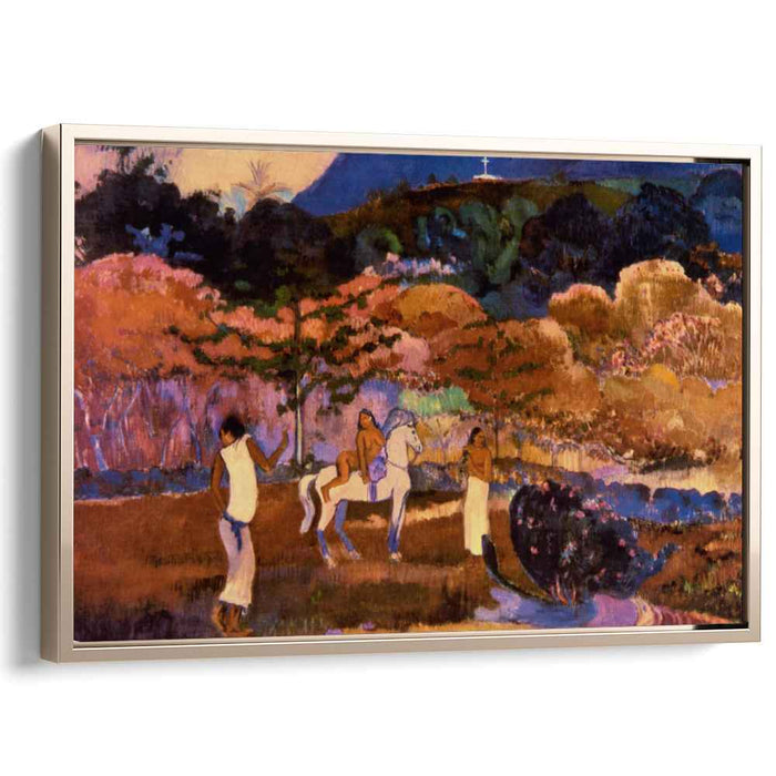 Women and white horse (1903) by Paul Gauguin