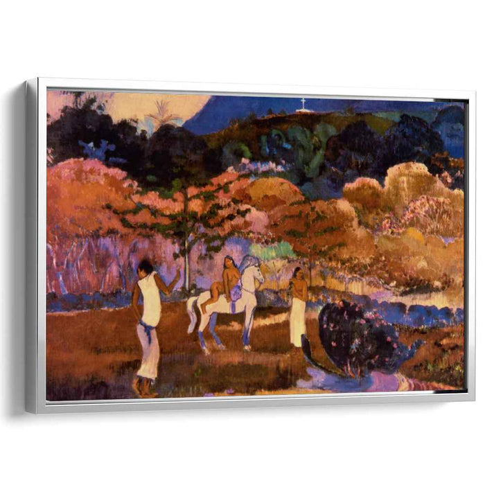 Women and white horse (1903) by Paul Gauguin