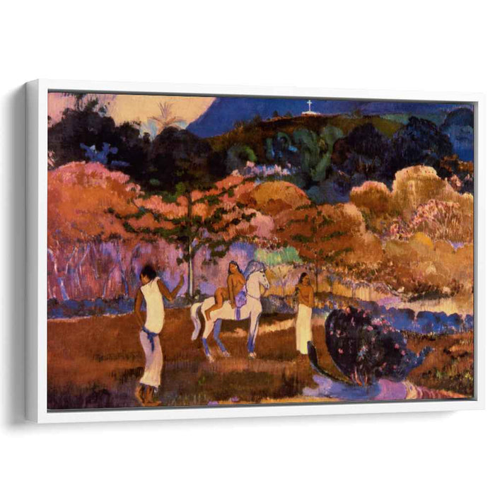 Women and white horse (1903) by Paul Gauguin