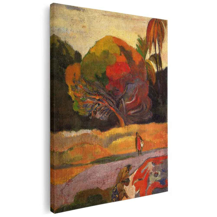 Women at the riverside (1892) by Paul Gauguin