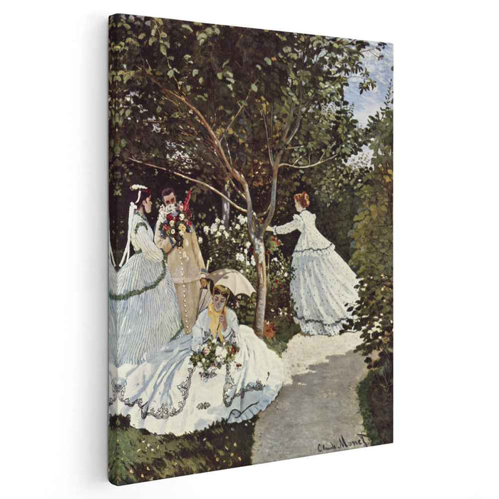 Women in the garden (1866) by Claude Monet