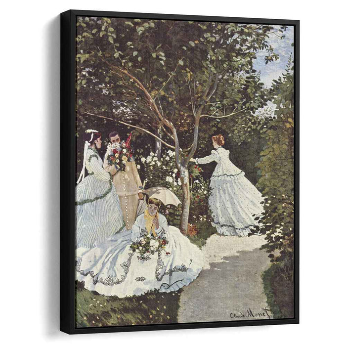 Women in the garden (1866) by Claude Monet