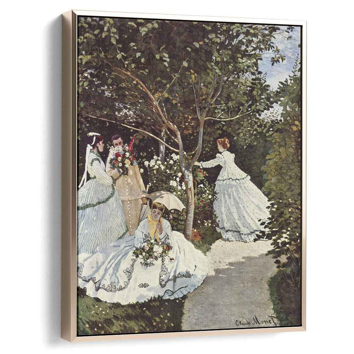 Women in the garden (1866) by Claude Monet