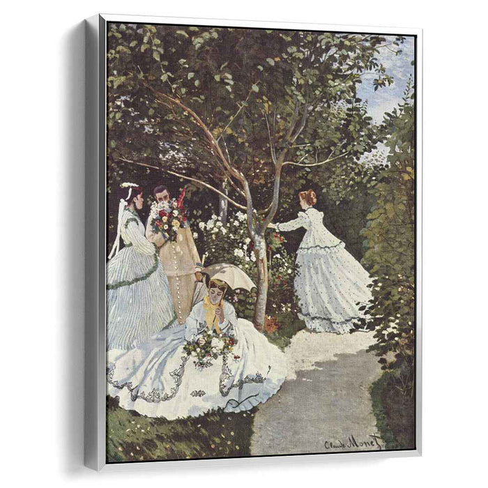 Women in the garden (1866) by Claude Monet