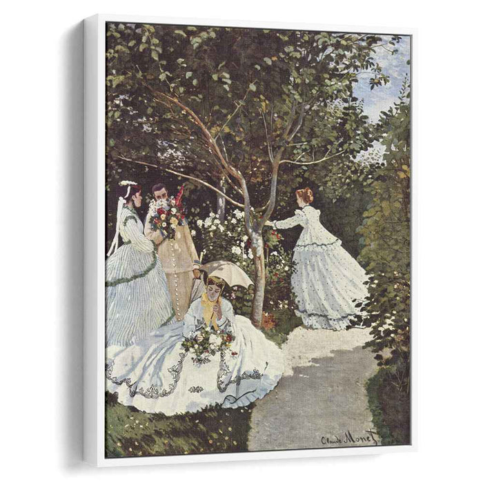 Women in the garden (1866) by Claude Monet