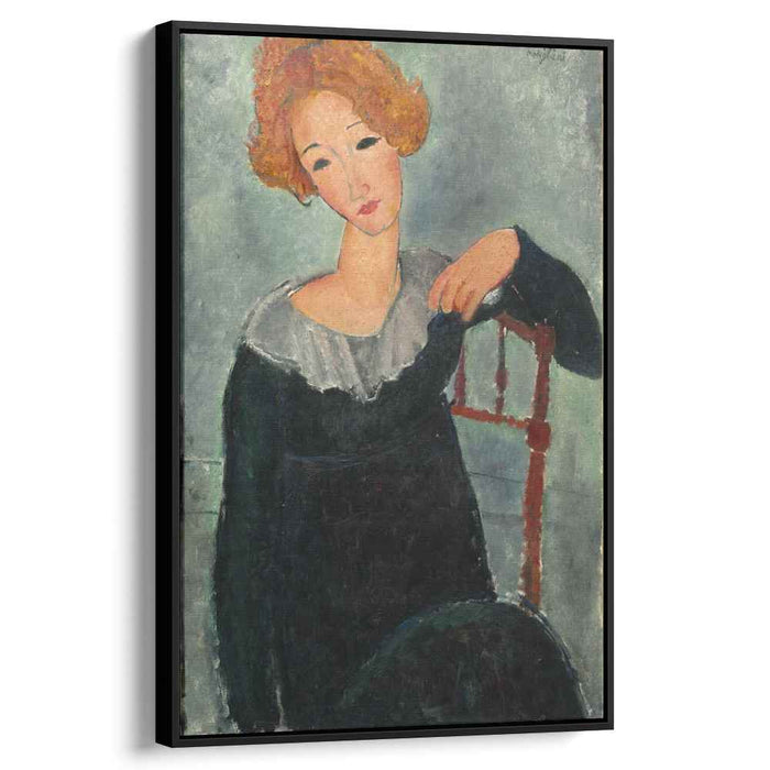 Woman with red hair (1917) by Amedeo Modigliani