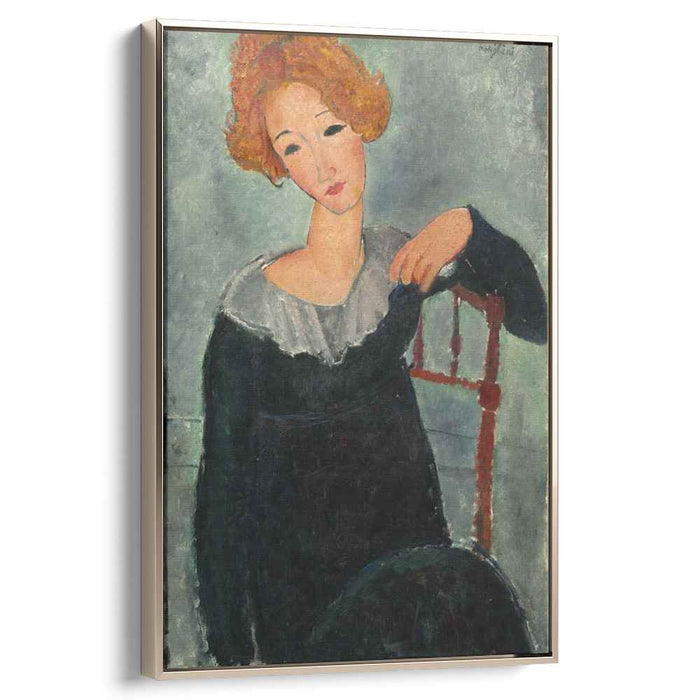 Woman with red hair (1917) by Amedeo Modigliani
