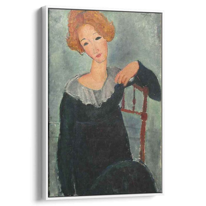Woman with red hair (1917) by Amedeo Modigliani