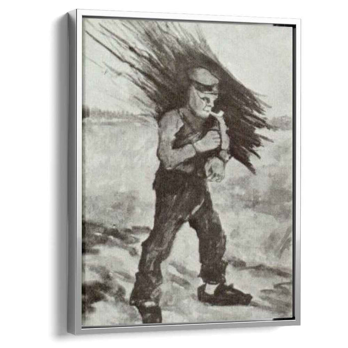 Wood Gatherer, Figure Study by Vincent van Gogh