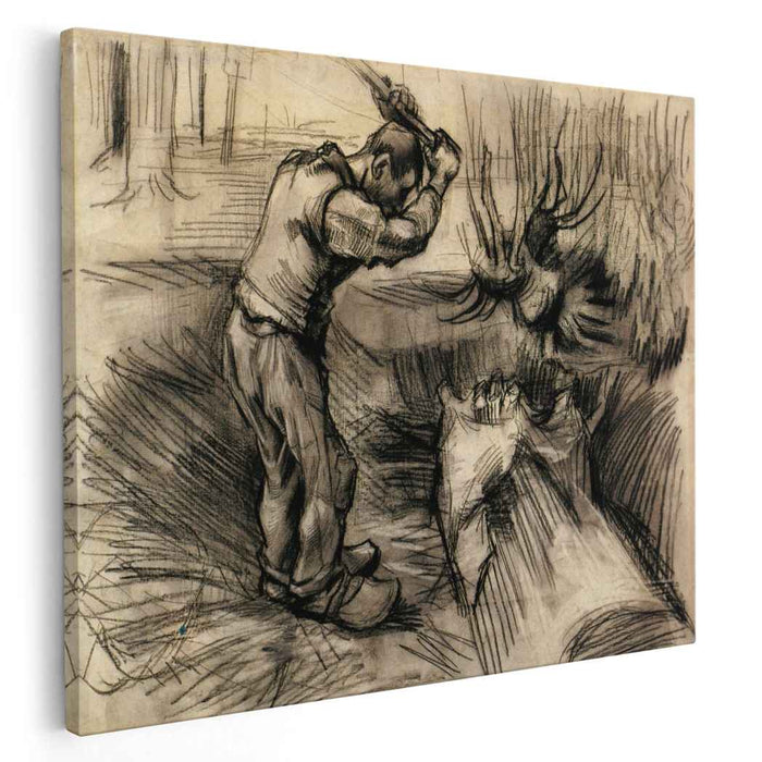 Woodcutter (1885) by Vincent van Gogh